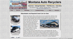 Desktop Screenshot of montanaautorecyclers.com